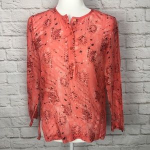 Theory | Stasera C Zodiac Silk Blend Blouse